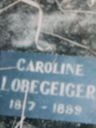Record image of Caroline Wilhelmine Louise LOBEGEIER (geb. WITTE)