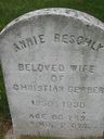 Record image of Anna Schweitzer Gerber (born Reschly)