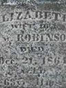 Record image of Elizabeth "Elizth" Robinson (rozená Spink)