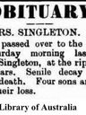 Record image of Matilda Ann Singleton (born Thomas)