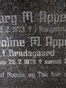 Record image of Caroline Marie Appel (born Brødsgaard)