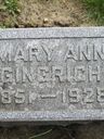 Record image of Mary Ann Dierstein Gingrich (born Hembling)