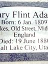 Record image of Mary Adams (born Flint)