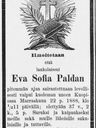 Record image of Eva Sofia Soininen (o.s. Paldanius)