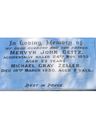 Record image of Berold Mervyn John (Mervyn) Geitz