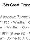 Record image of 5th Great Grandfather Steven BROWN