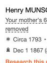Record image of Henry MUNSON
