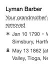 Record image of Lyman Barber