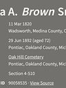 Record image of Laura A. Smith, G 6th Cousin (born Brown Butler)