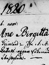Record image of Anna (Else) Marie Jensen (født Christensdatter)