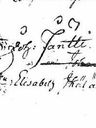 Record image of Elisabeth Isaksdotter Jäntti (o.s. Ikäheimo)