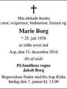 Record image of Marie Borg (born Kristensen)