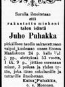 Record image of Talollinen Juho Olof pka Puhakka
