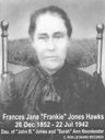 Record image of Frances Jane "Frankie" Hawks (born Jones)