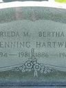Record image of Bertha Hartwig (geb. Henning)