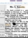 Record image of Alice Elizabeth Catherine Mary Battersby (rozená Court)