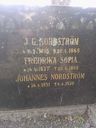 Record image of Fredrika Sophia Nordström (o.s. Uddström)