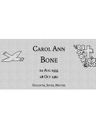 Record image of Carol Ann Cooper (nacida Bone)