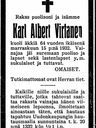 Record image of Karl Albert Fransson Virtanen