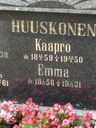 Record image of Emma Aatamintytär Huuskonen (o.s. Liimatainen)