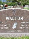 Record image of Martha Alzina Walton (born Postlewait)