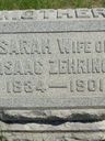 Record image of Sarah ZEHRING (born GEBHART)