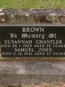 Record image of Susannah Chandler (Chantler) BROWN i 26283 (born SAWYER i 26284)