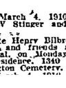 Record image of Anna Grace Stinger (born Bilbrough)