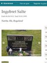 Record image of INGEBRET RASMUSSON SALTE