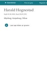 Record image of HARALD HANSSON HOGNESTAD