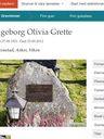 Record image of INGEBORG OLIVIA THORVALDSDOTTER GRETTE (born POLLESTAD)