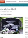Record image of RUTH ALVILDE HOLTH (born BENDIKSEN)