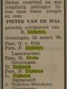 Record image of Pieter van der Wal