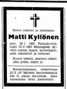 Record image of Matti Erkinpoika Kyllönen