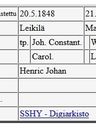 Record image of Henrik Johan Juhonpoika Wikman