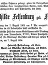 Record image of Mathilde Felsenburg (born Fried)