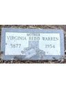 Record image of Virginia Hodge - Warren (born Redd)
