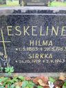 Record image of Hilma Maria Eskelinen (born Kiiskinen)