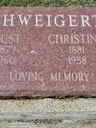Record image of Christina Regina Schweigert (born Lemke)