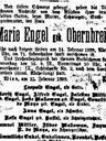 Record image of Marie Engel (born Obernbreit)