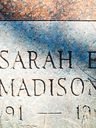Record image of Sarah Elizabeth Madison (born Brownfield)