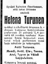 Record image of Helga / Helena Heikintytär Turunen (o.s. Ryynänen)
