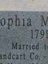 Record image of Sophia Jemima Crook (born Mason)