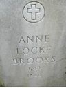 Record image of "Nancy" Anne Ann Brooks (born Locke)