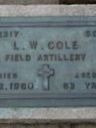 Record image of Leslie William Cole