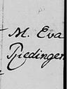 Record image of Maria Eva EISELE (born RIEDINGER)