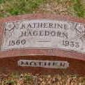 Record image of Katherine Mary Hagedorn (born Ziegler)
