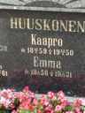 Record image of Emma Aatamintytär Huuskonen (o.s. Liimatainen Limatain)