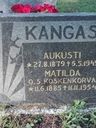 Record image of Matilda Antintytär Kangas (born Iso-oja Koskenkorva)