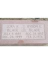 Record image of Lora Kathryn Blair (born Brown)